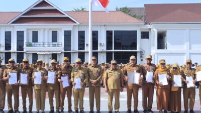 Bupati Takalar Daeng Manye Pimpin Apel Gabungan, Tekankan Disiplin ASN dan Mutasi Sebagai Penyegaran Organisasi